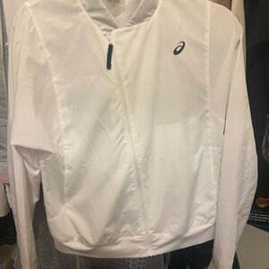 ASICS Women's Classic White Bomber Jacket